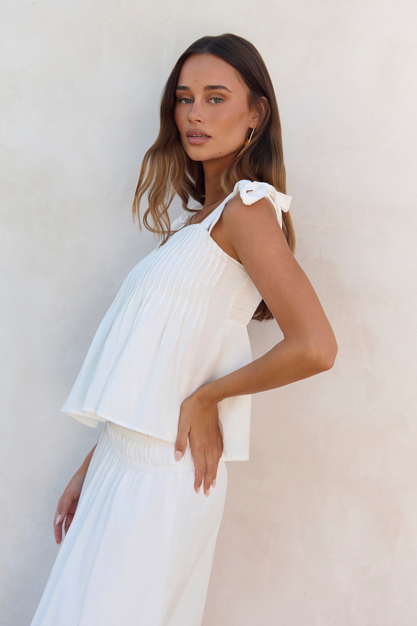 In The Highlight Top White