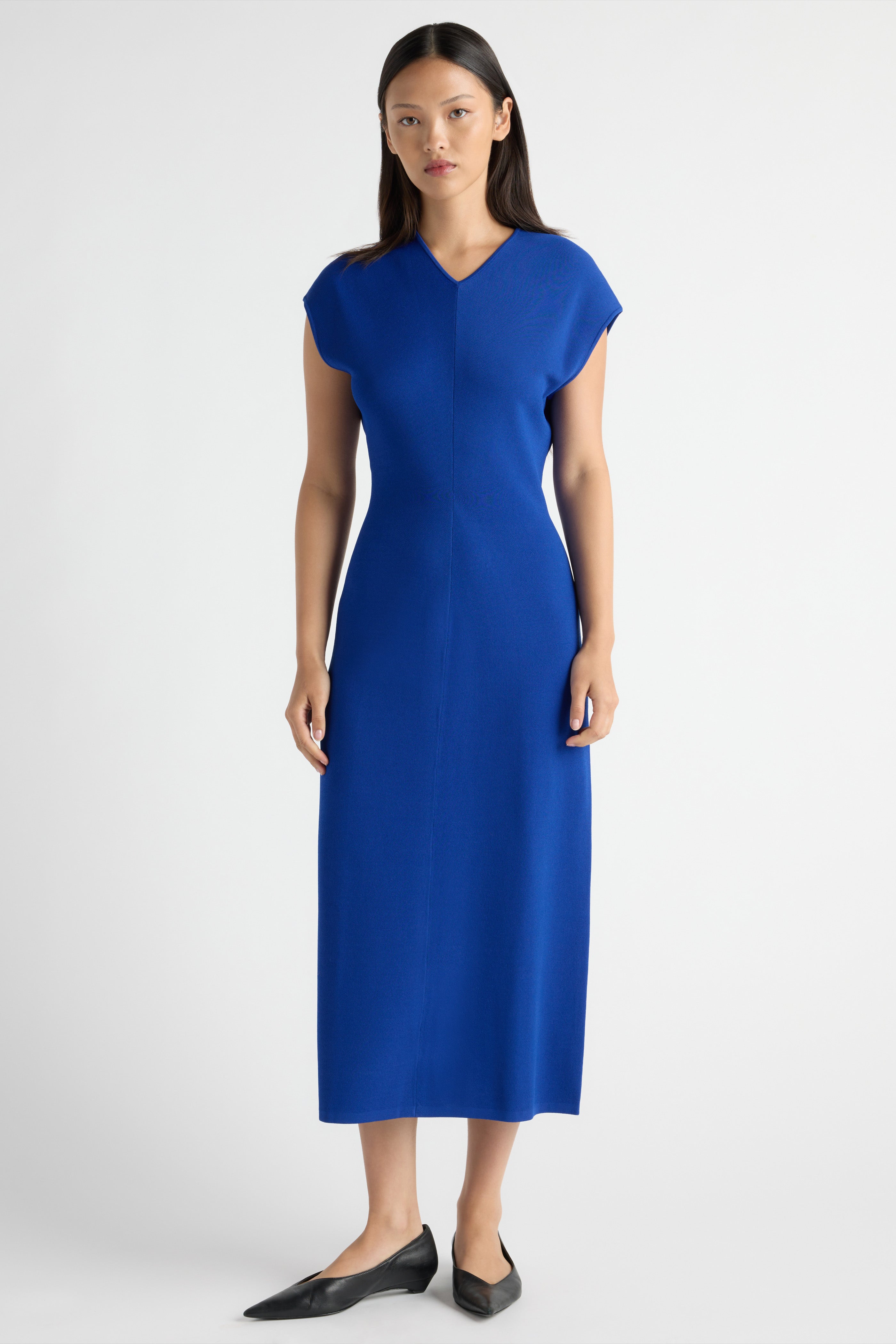 Frida V-Neck Sweater Dress