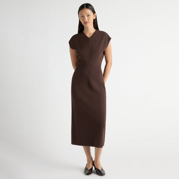 Frida V-Neck Sweater Dress