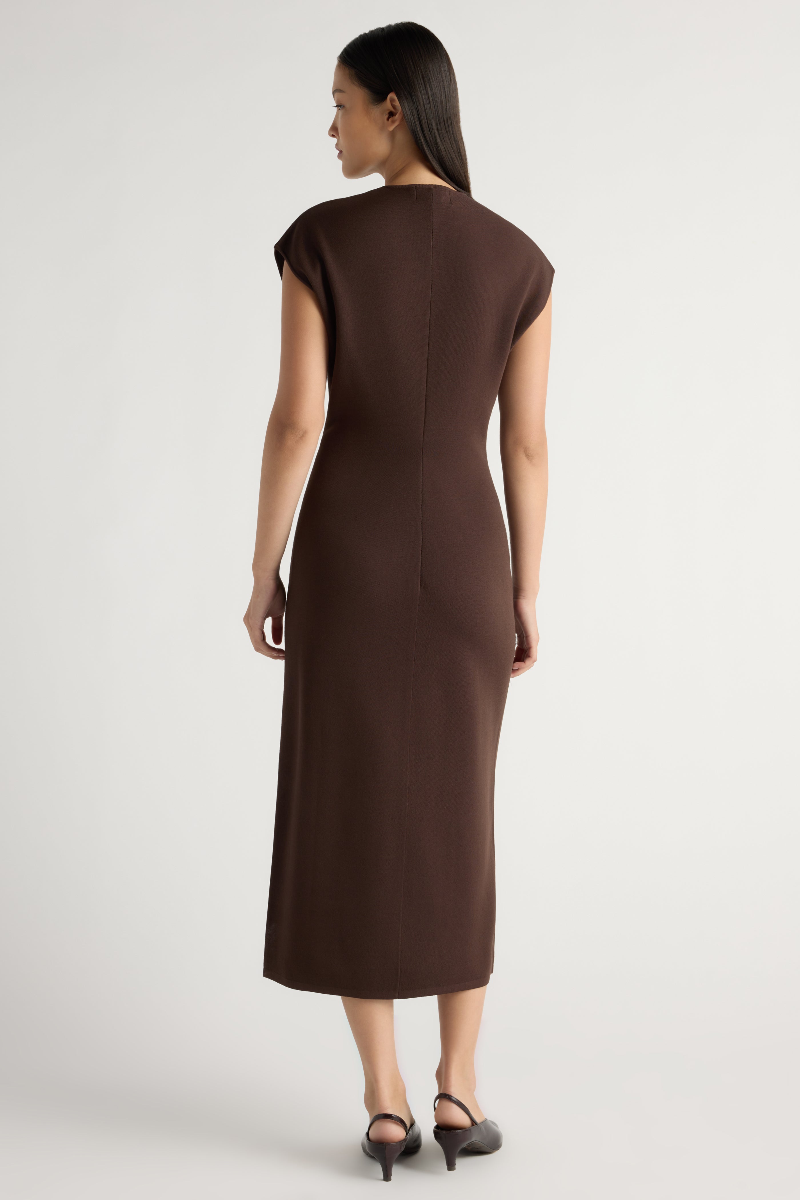 Frida V-Neck Sweater Dress
