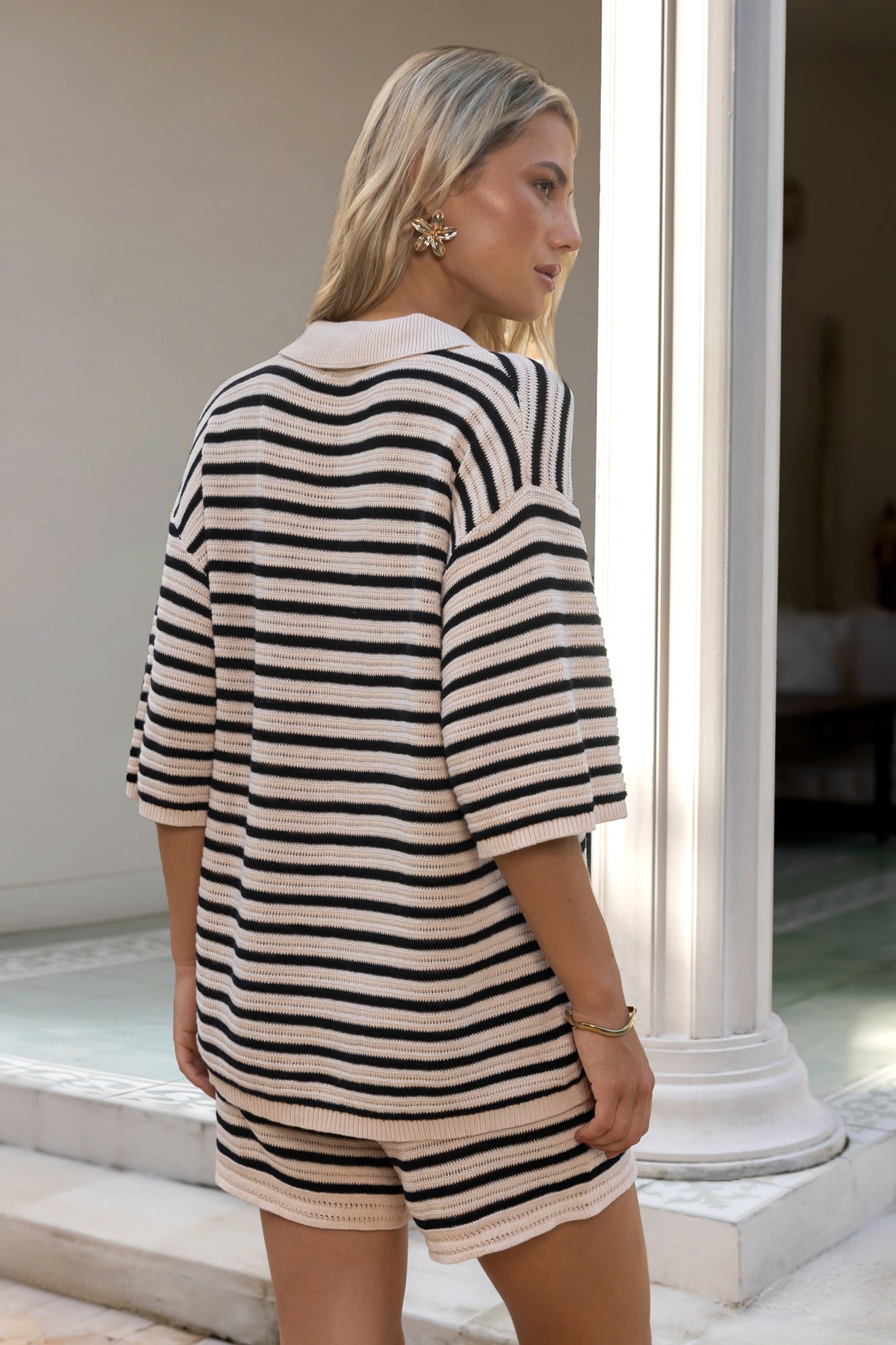SEVEN WONDERS Cherie Knit Shirt Sand
