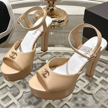 Chanel 2026 Platform Sandals Sheepskin 834300