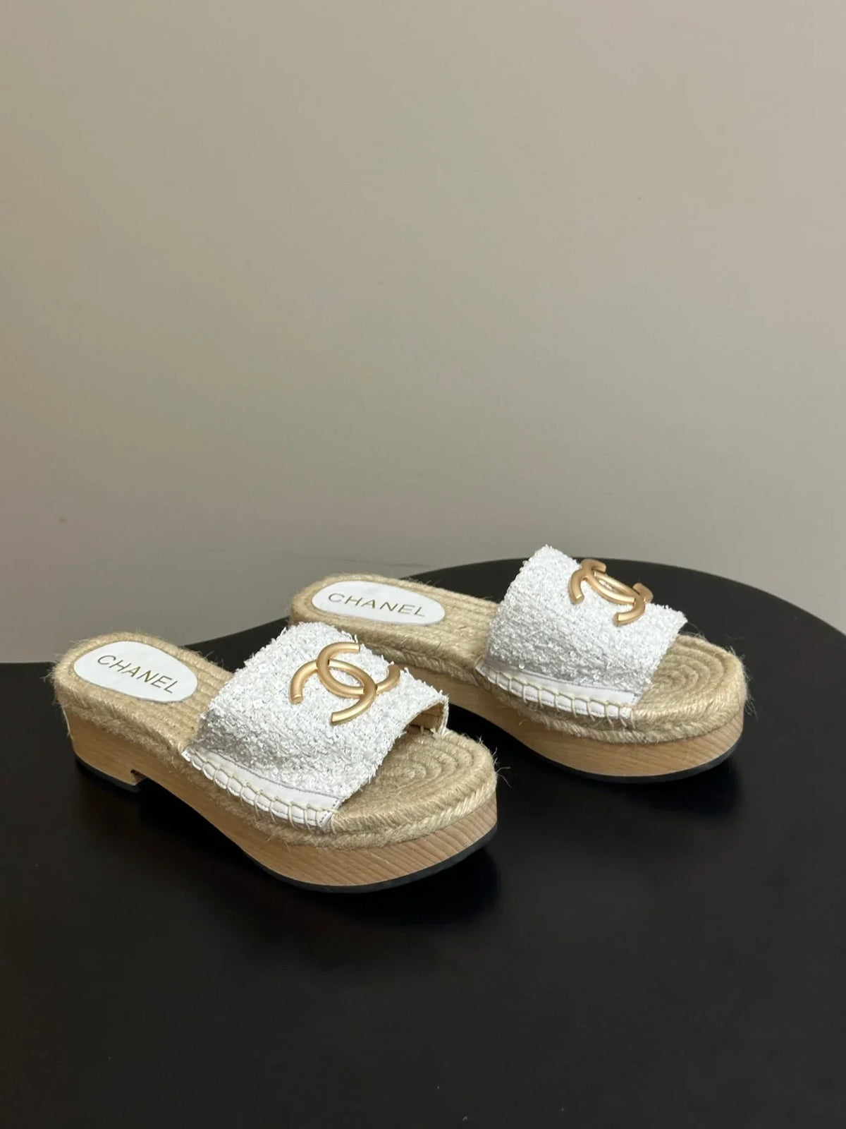 Chanel 2026 Classic Double C Buckle Slippers Sheepskin 834646