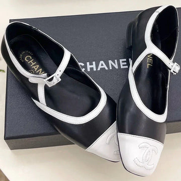 Chanel 2026 Mary Jane Flats Lambskin Sheepskin Leather 831383
