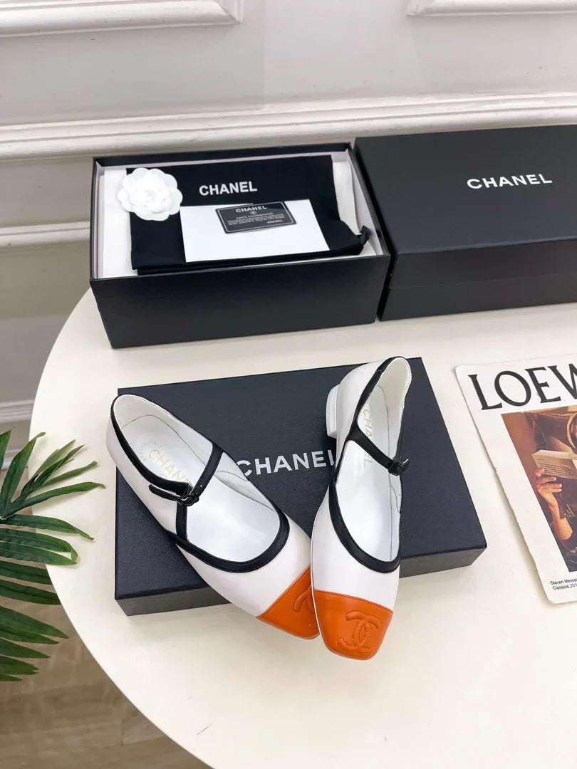 Chanel 2026 Mary Jane Flats Lambskin Sheepskin Leather 831383