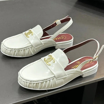 Chanel 2026 Slingback Loafers Leather Sheepskin 832506