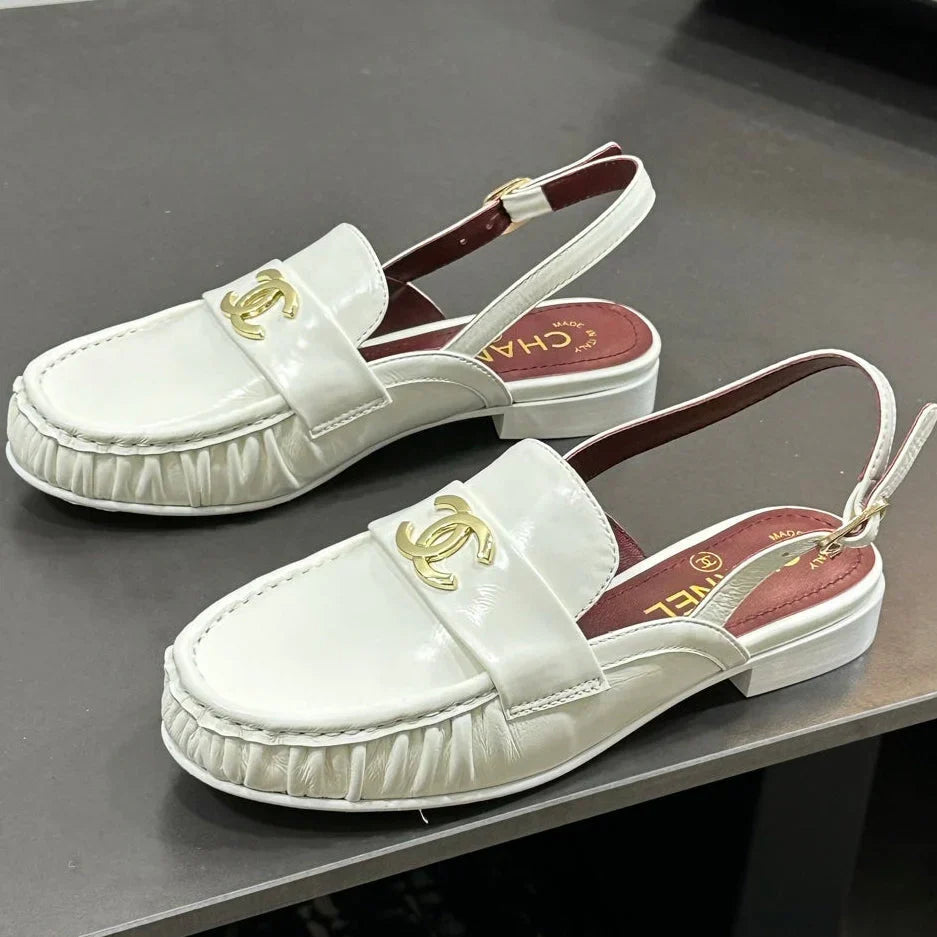 Chanel 2026 Slingback Loafers Leather Sheepskin 832506