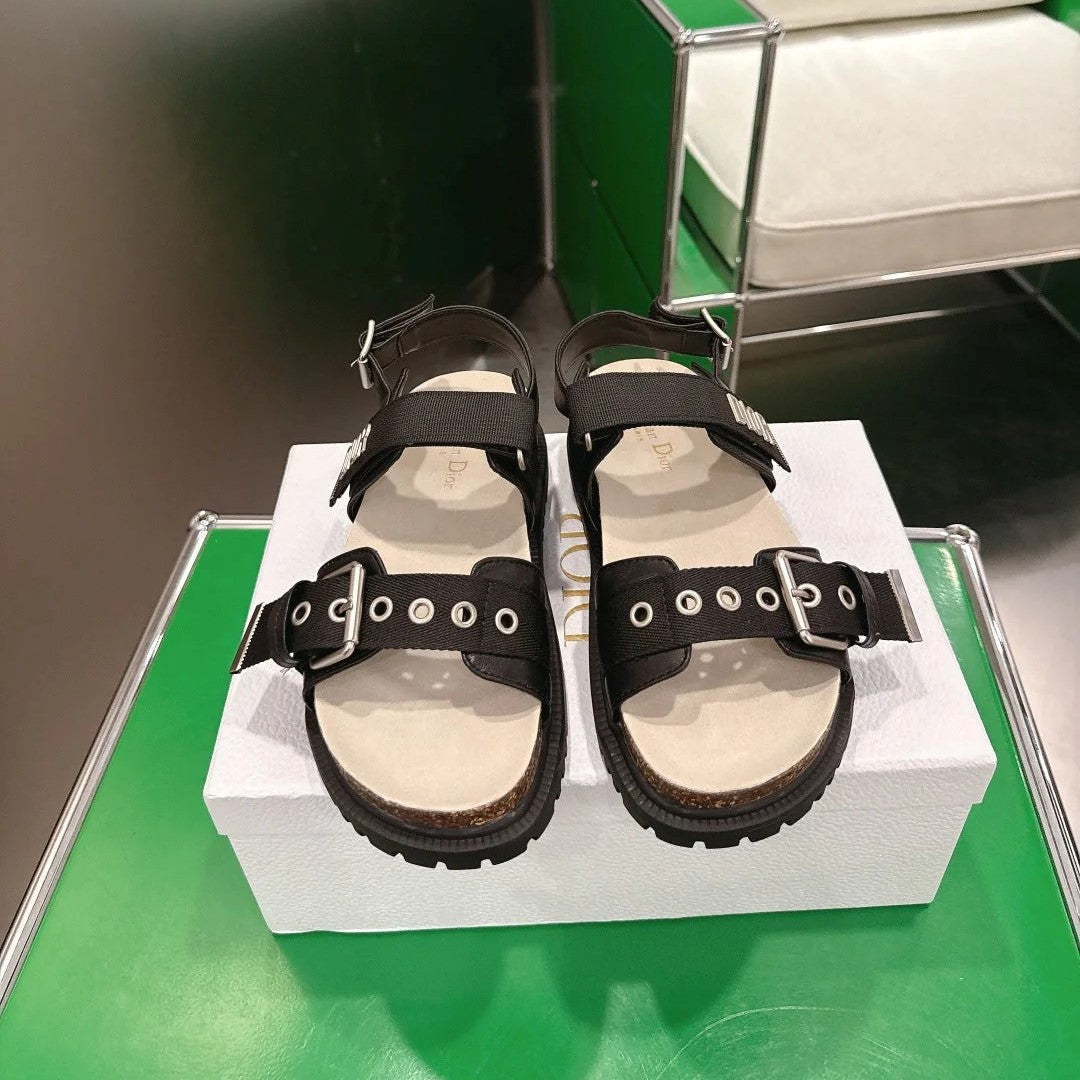 Dior 2026 Dioract Sandal Fabric Cowhide 718705