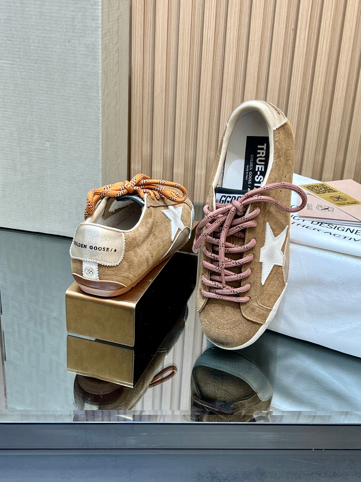 GGDB True-Star Sneaker Light Brown Suede 665959