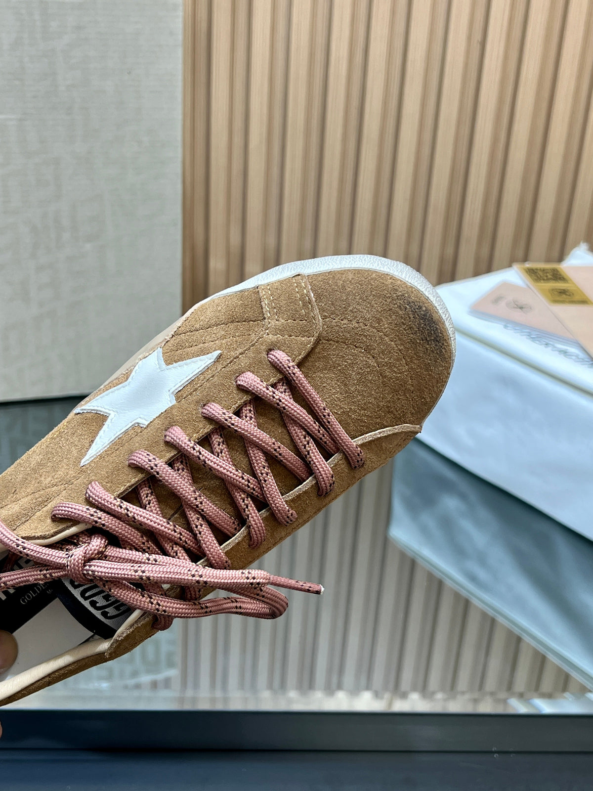 GGDB True-Star Sneaker Light Brown Suede 665959
