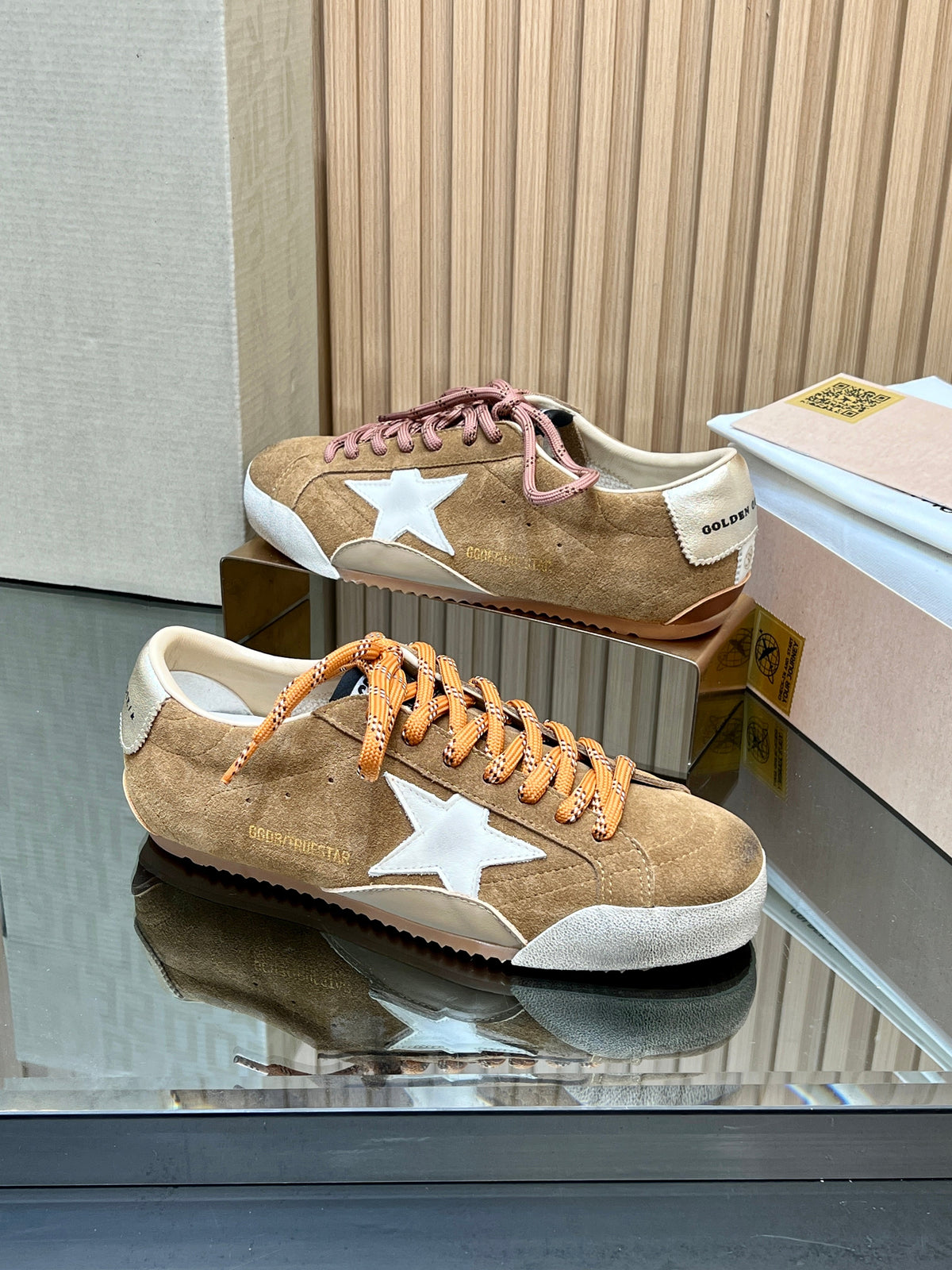 GGDB True-Star Sneaker Light Brown Suede 665959