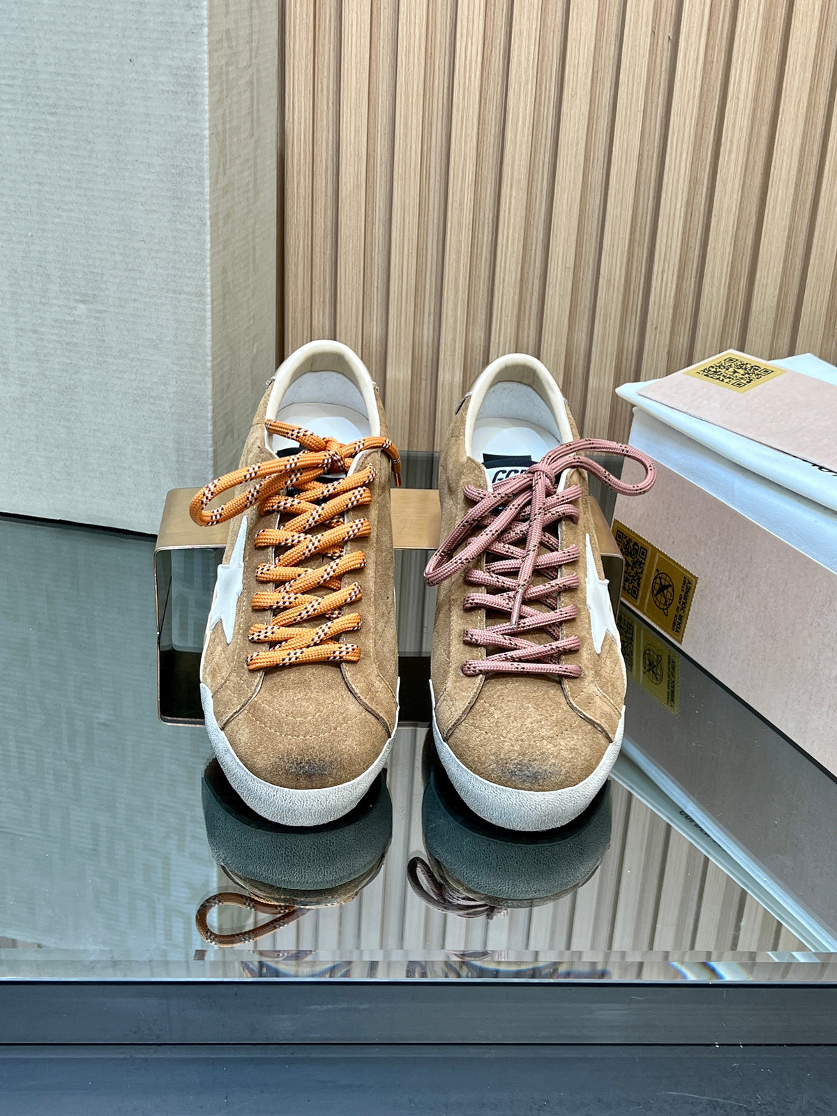 GGDB True-Star Sneaker Light Brown Suede 665959