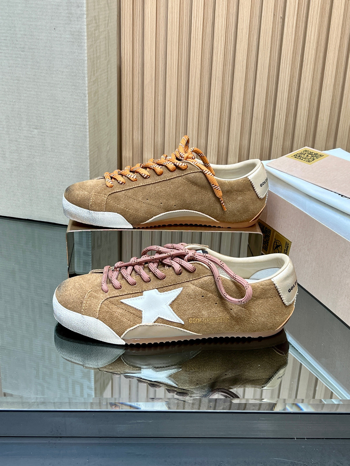 GGDB True-Star Sneaker Light Brown Suede 665959