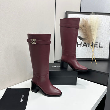 CC FW 2026 Long Boot Burgundy Cowhide 925683