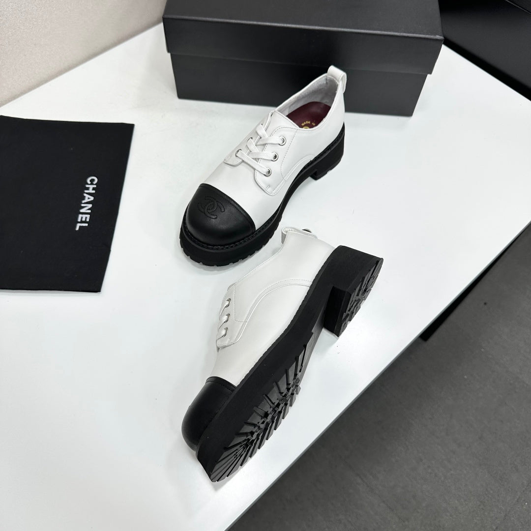 CC 26s Derby Loafer Black White Cowhide 925707