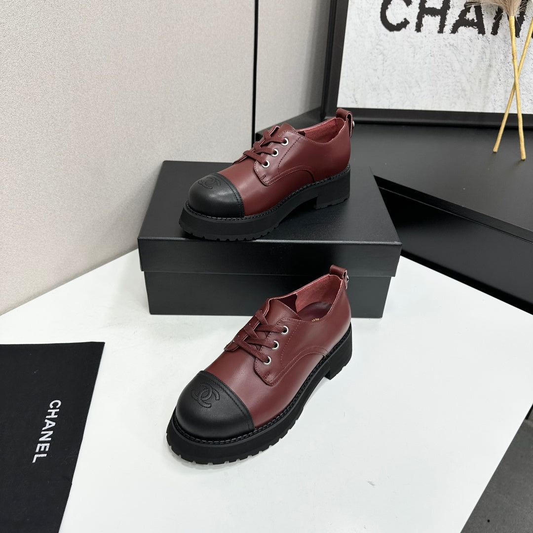 CC 26s Derby Loafer Black Burgundy Cowhide 925710