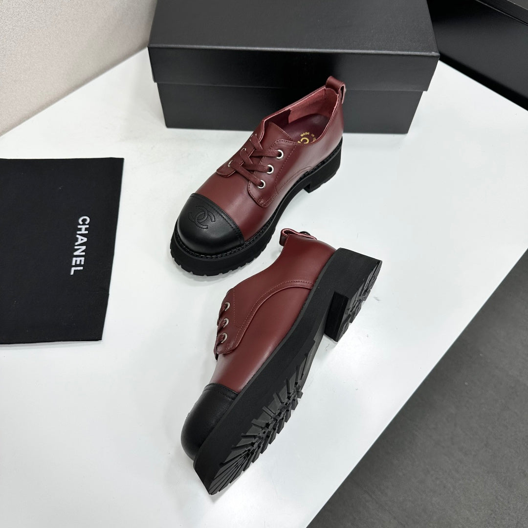 CC 26s Derby Loafer Black Burgundy Cowhide 925710
