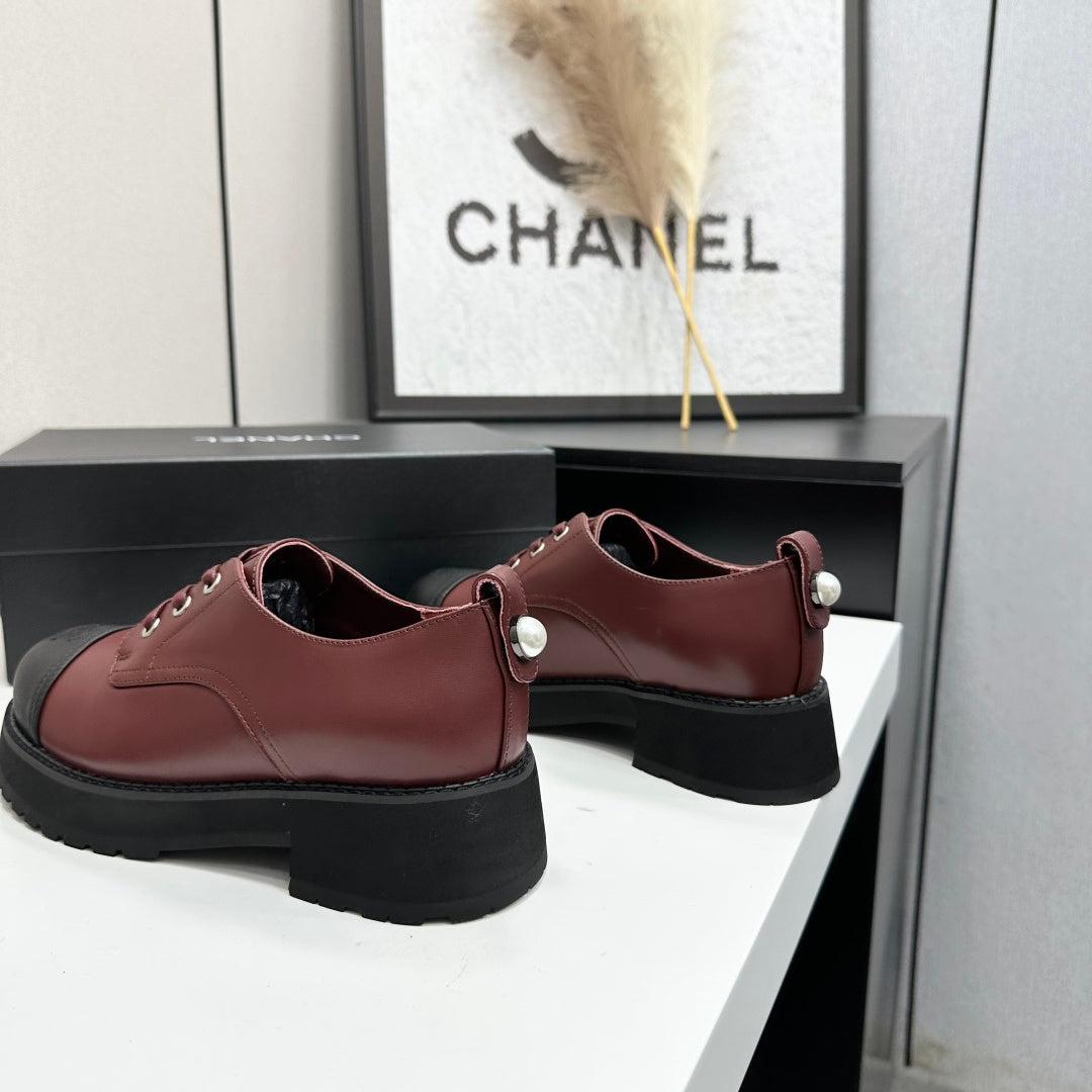 CC 26s Derby Loafer Black Burgundy Cowhide 925710