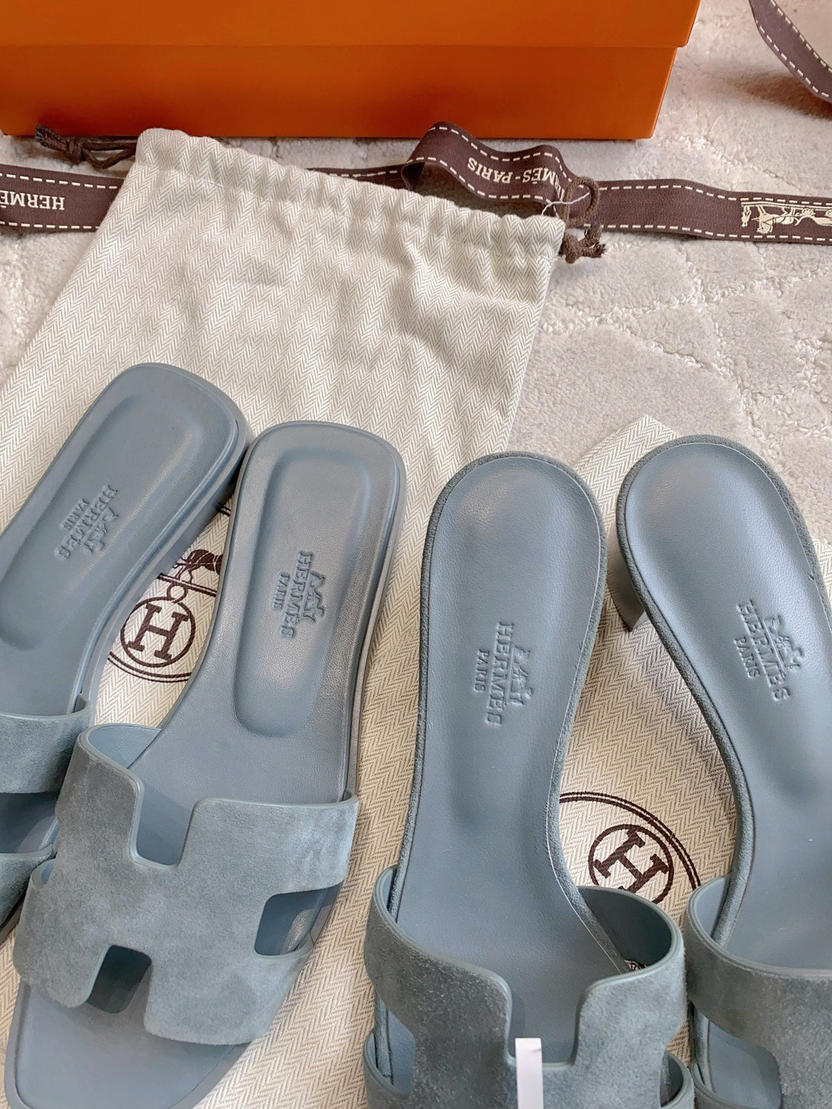 HM 26s Oran Sandal Dark Grey Suede 724292