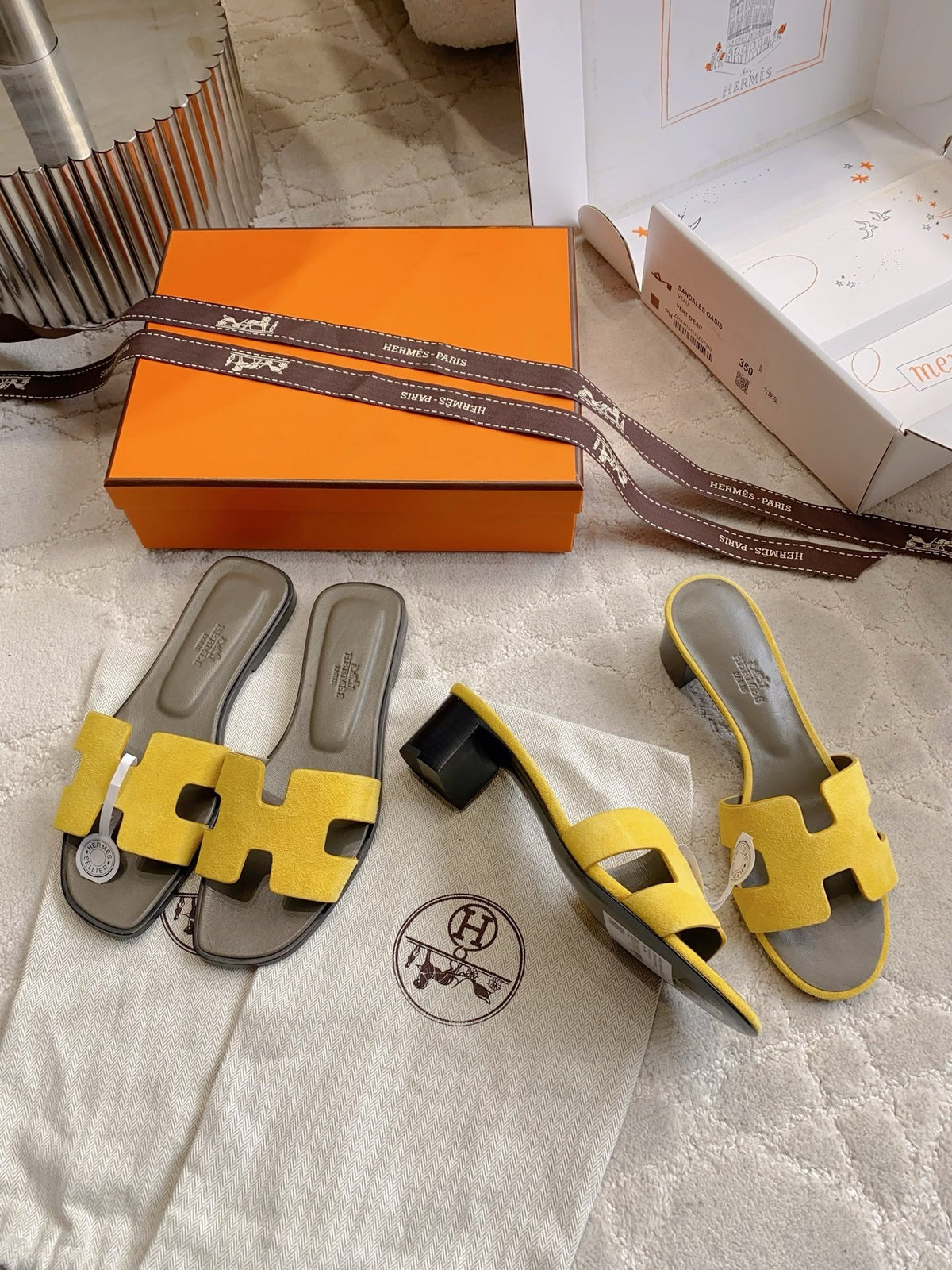 HM 26s Oran Sandal Yellow Suede 724291