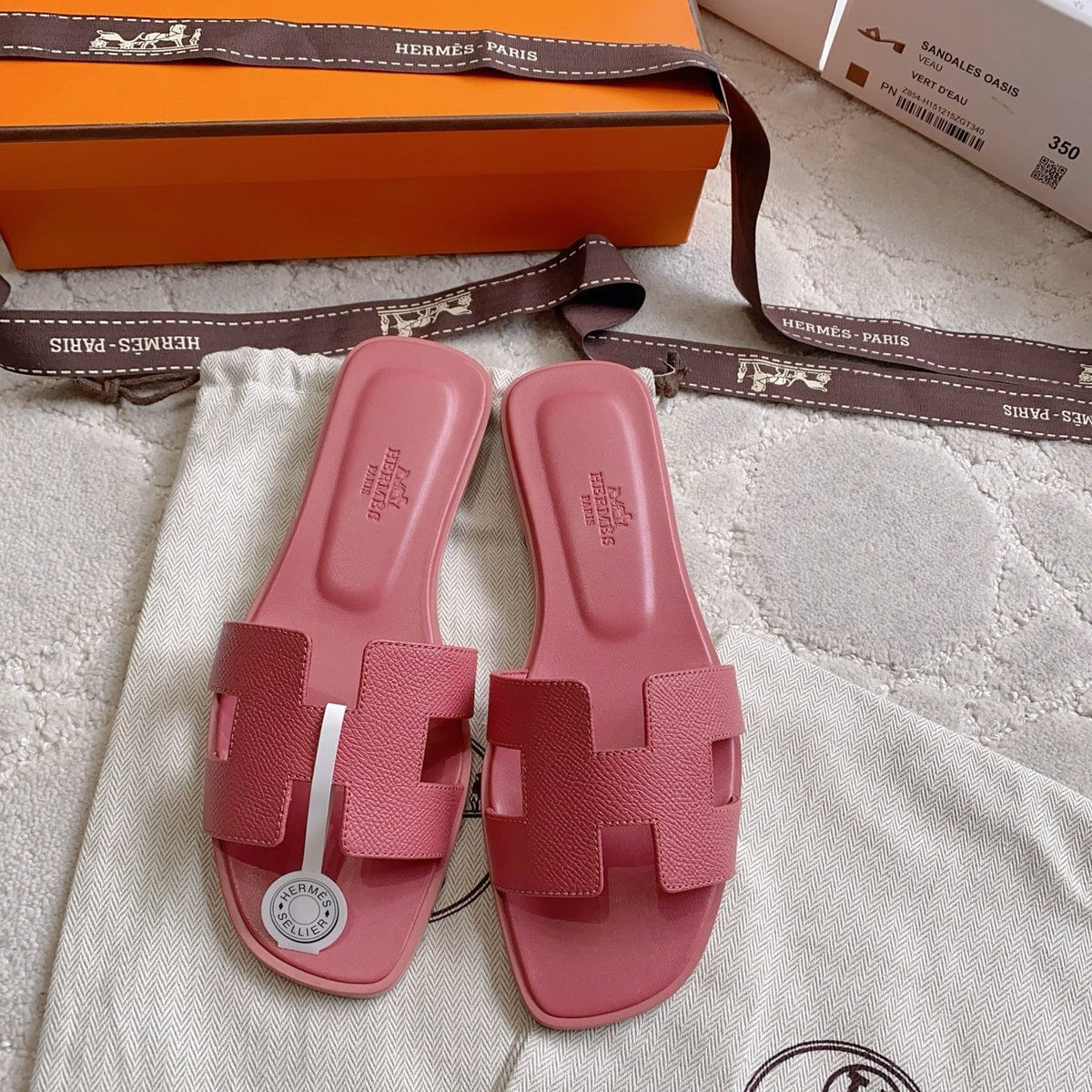 HM 26s Oran Sandal Pink-Red Espom Goatskin 724269