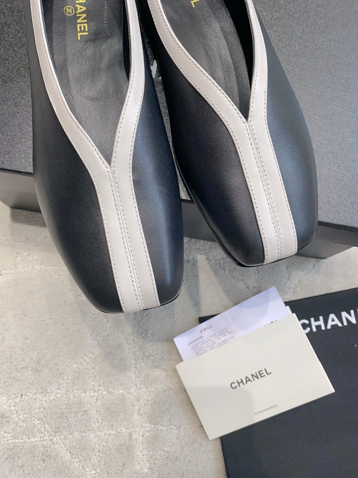 CC 26s Ballet Flat Matthieu Blazy Black Sheepskin 808126