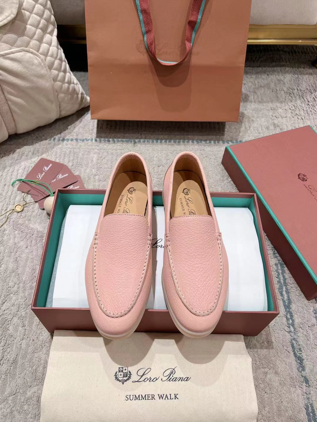 LP Summer Walk Light Pink Grain Leather 664631