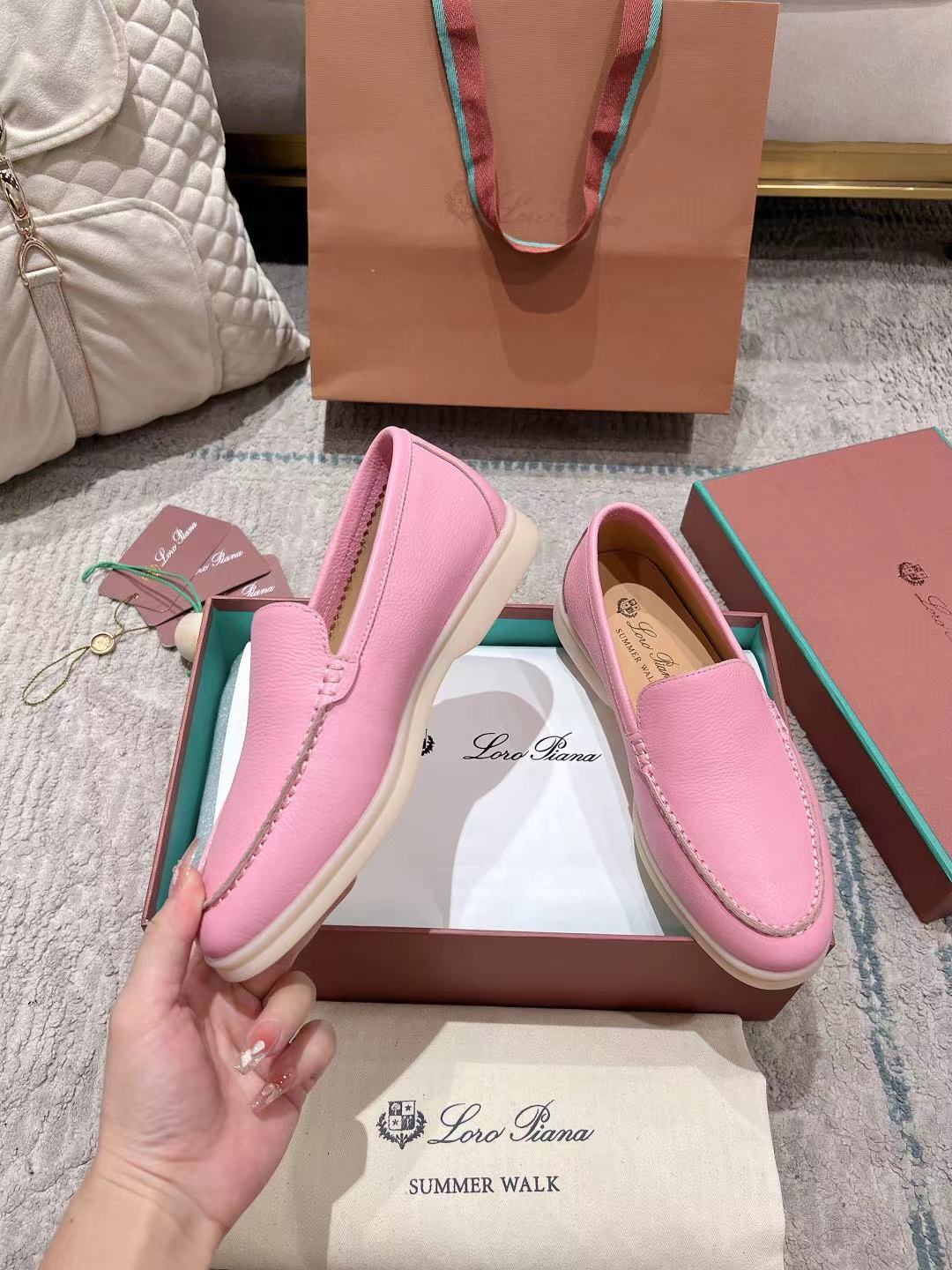 LP Summer Walk Pink Grain Leather 664629