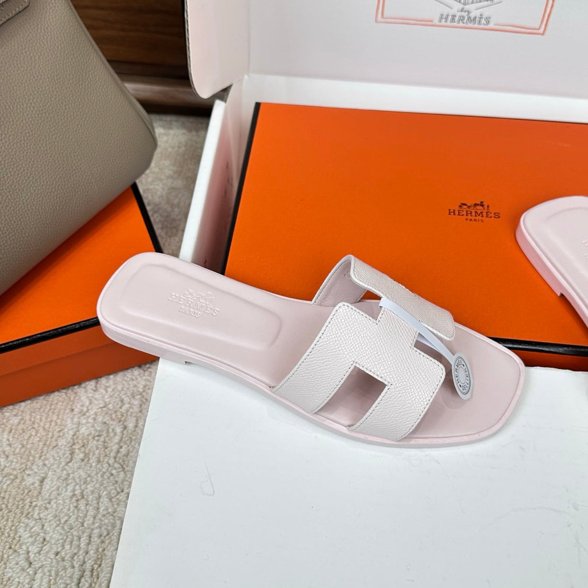HM Oran Sandal Muted Pink Espom Sheepskin 802481