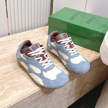 BV Orbit Flash Retro Sneake Grey Blue White Fabric Suede 934415