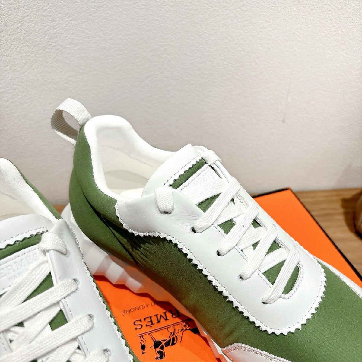 HM 25 Bouncing Sneaker Green Lamskin 318383