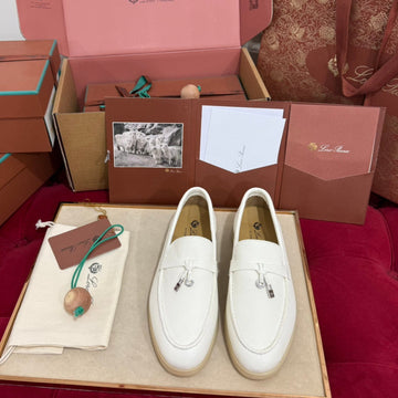 LP 25C Summer Charms Walk Loafer White Calfskin 212599