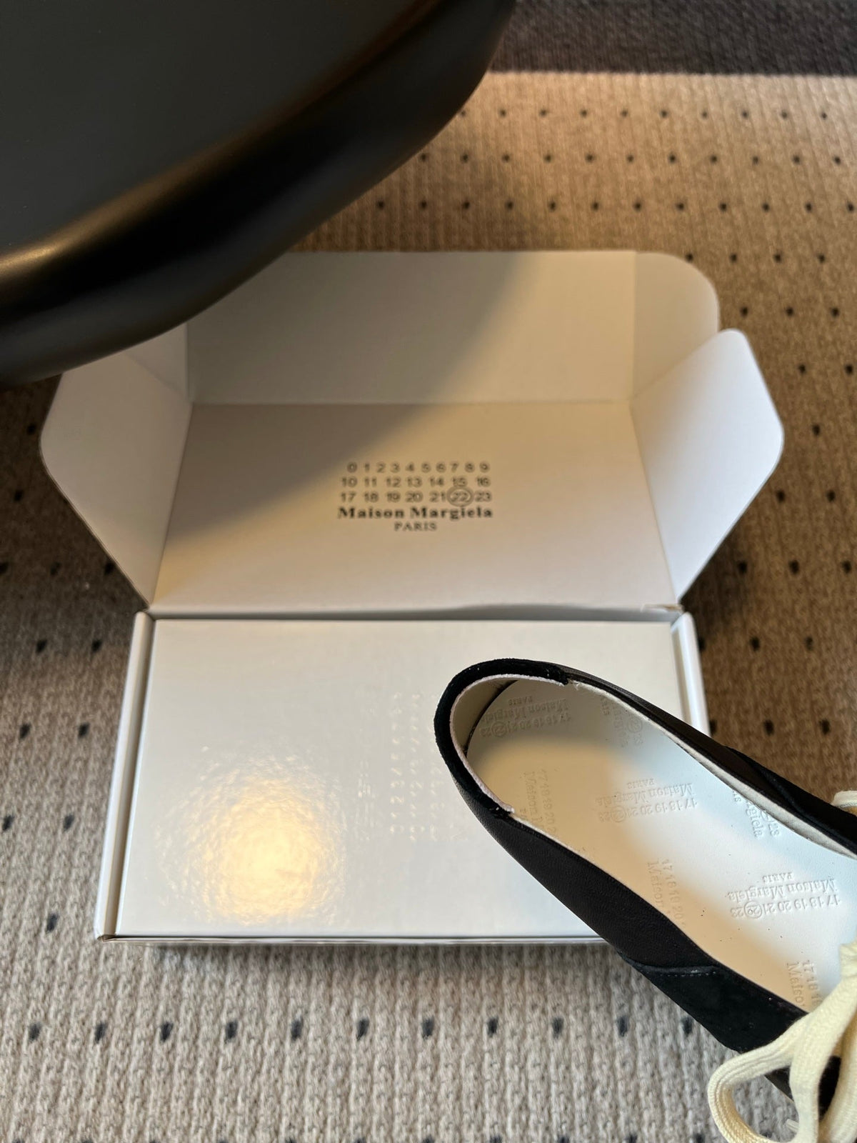Maison Margiela Replica Sneakers Black Suede 803723