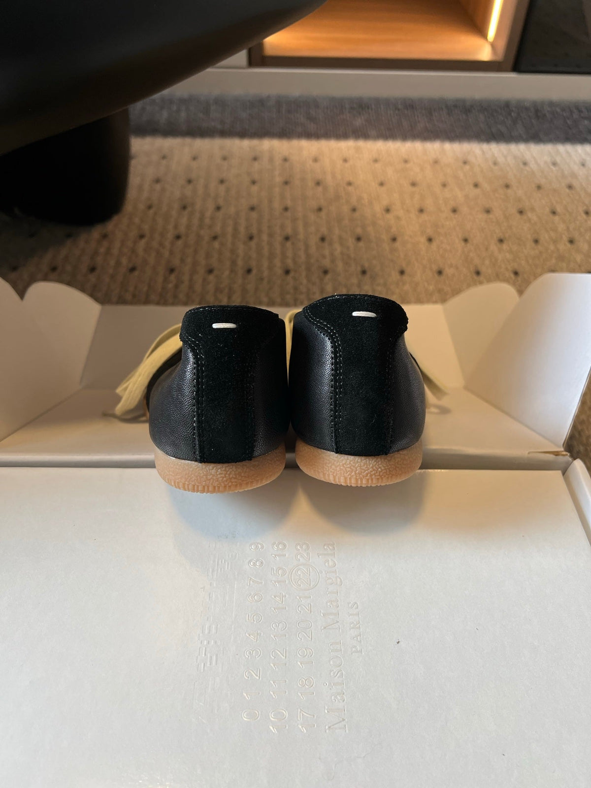 Maison Margiela Replica Sneakers Black Suede 803723