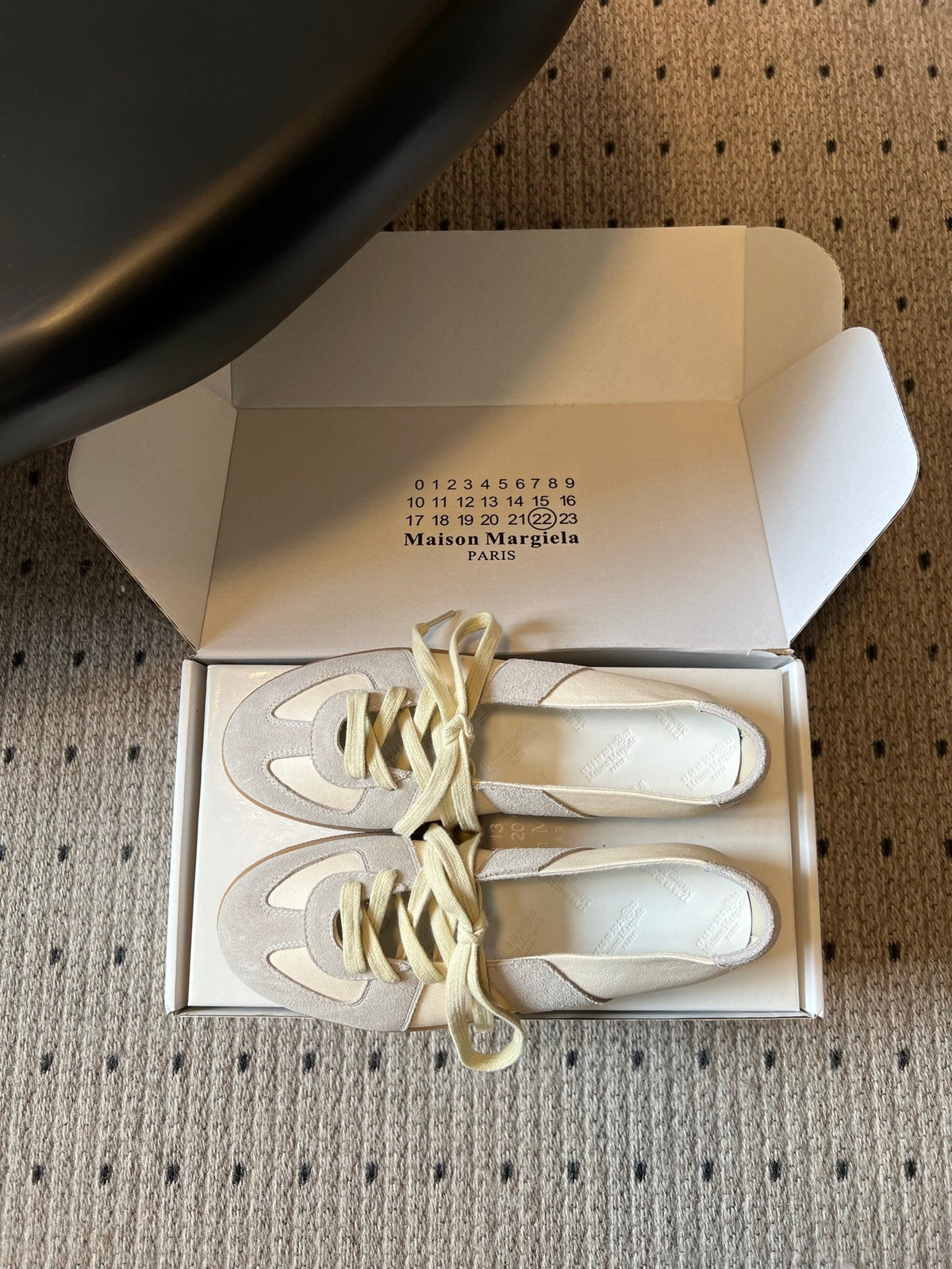 Maison Margiela Replica Sneakers Grey Suede 803725