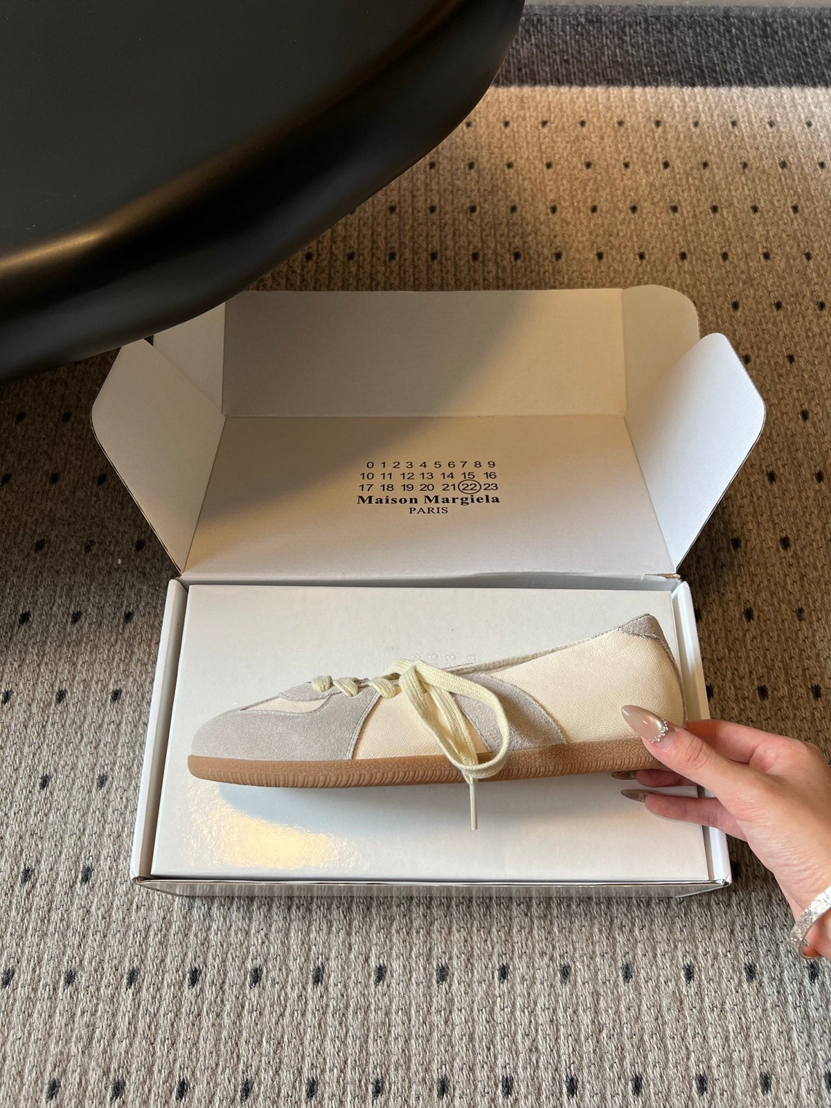 Maison Margiela Replica Sneakers Grey Suede 803725