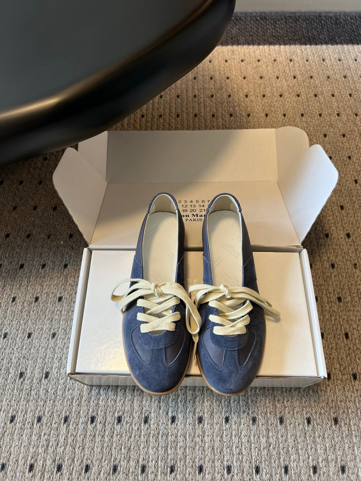 Maison Margiela Replica Sneakers Blue Suede 803726