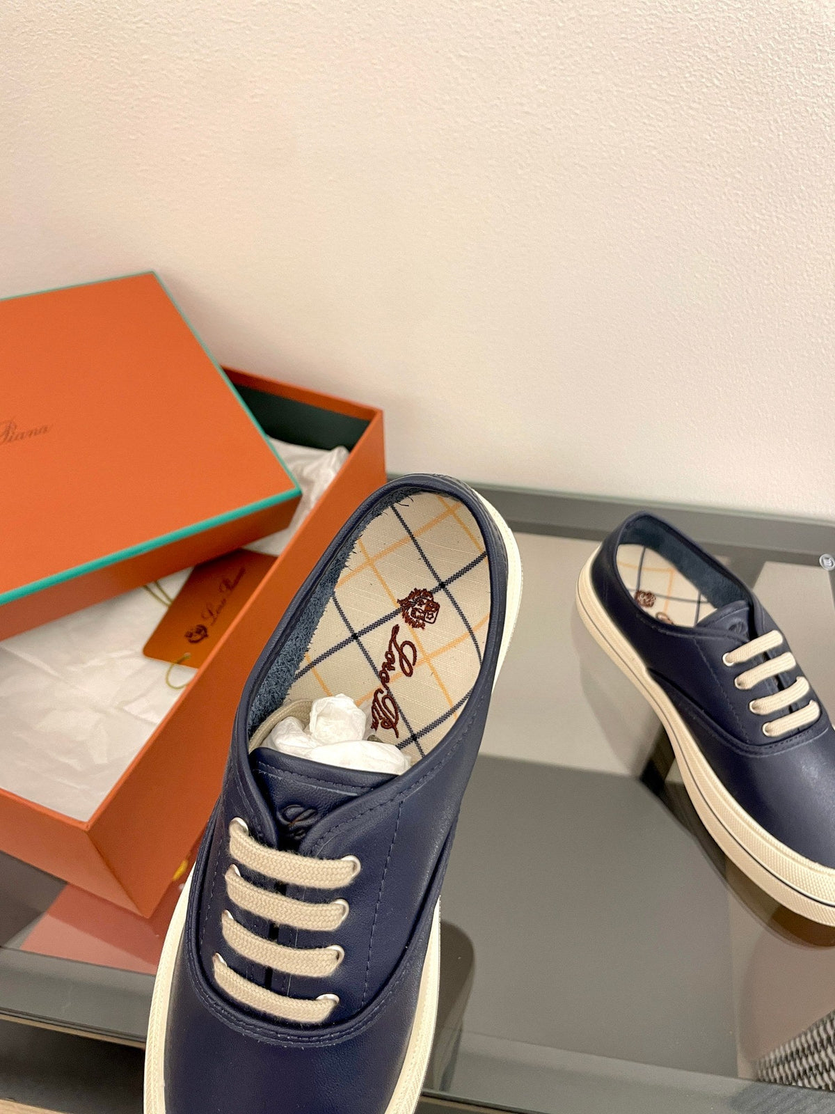 LP Nantucket Walk Sneaker Dark Blue Leather 723193