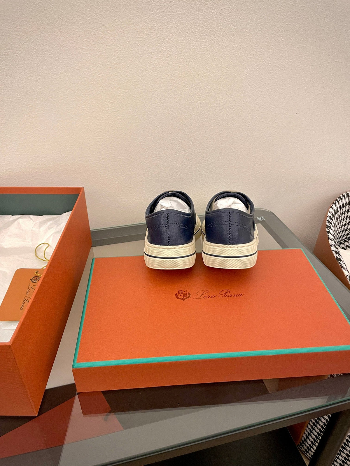 LP Nantucket Walk Sneaker Dark Blue Leather 723193