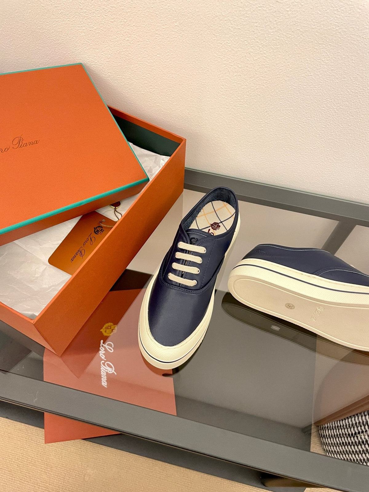 LP Nantucket Walk Sneaker Dark Blue Leather 723193