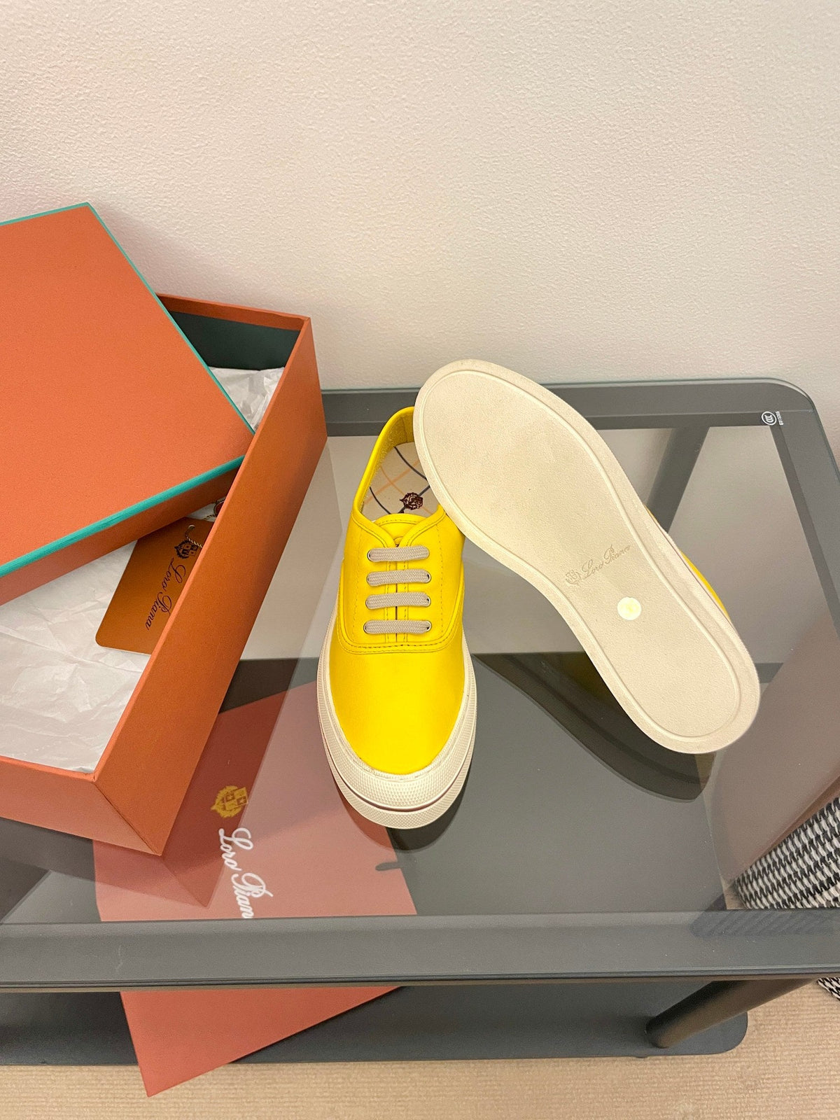 LP Nantucket Walk Sneaker Yellow Leather 723194