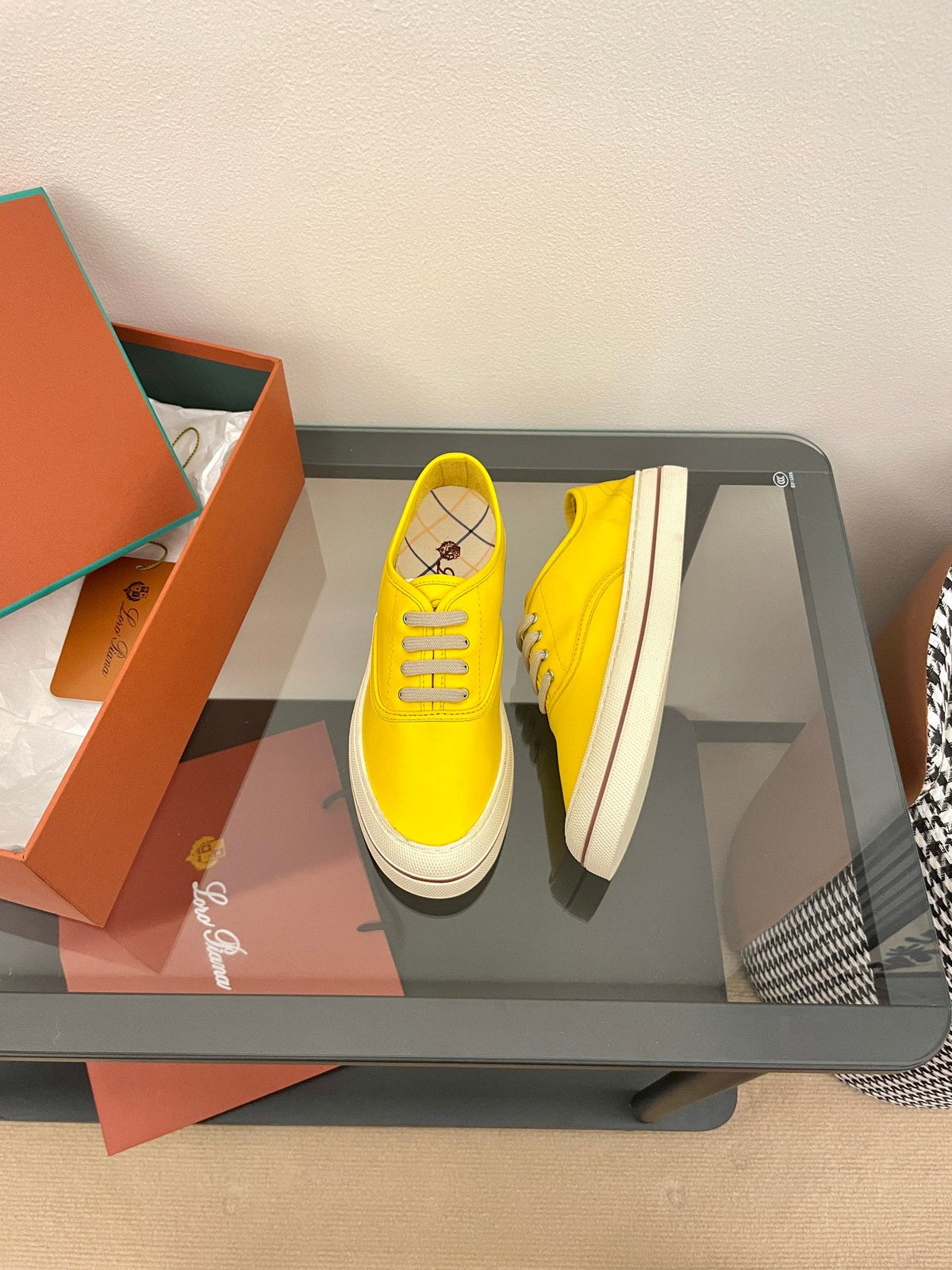 LP Nantucket Walk Sneaker Yellow Leather 723194