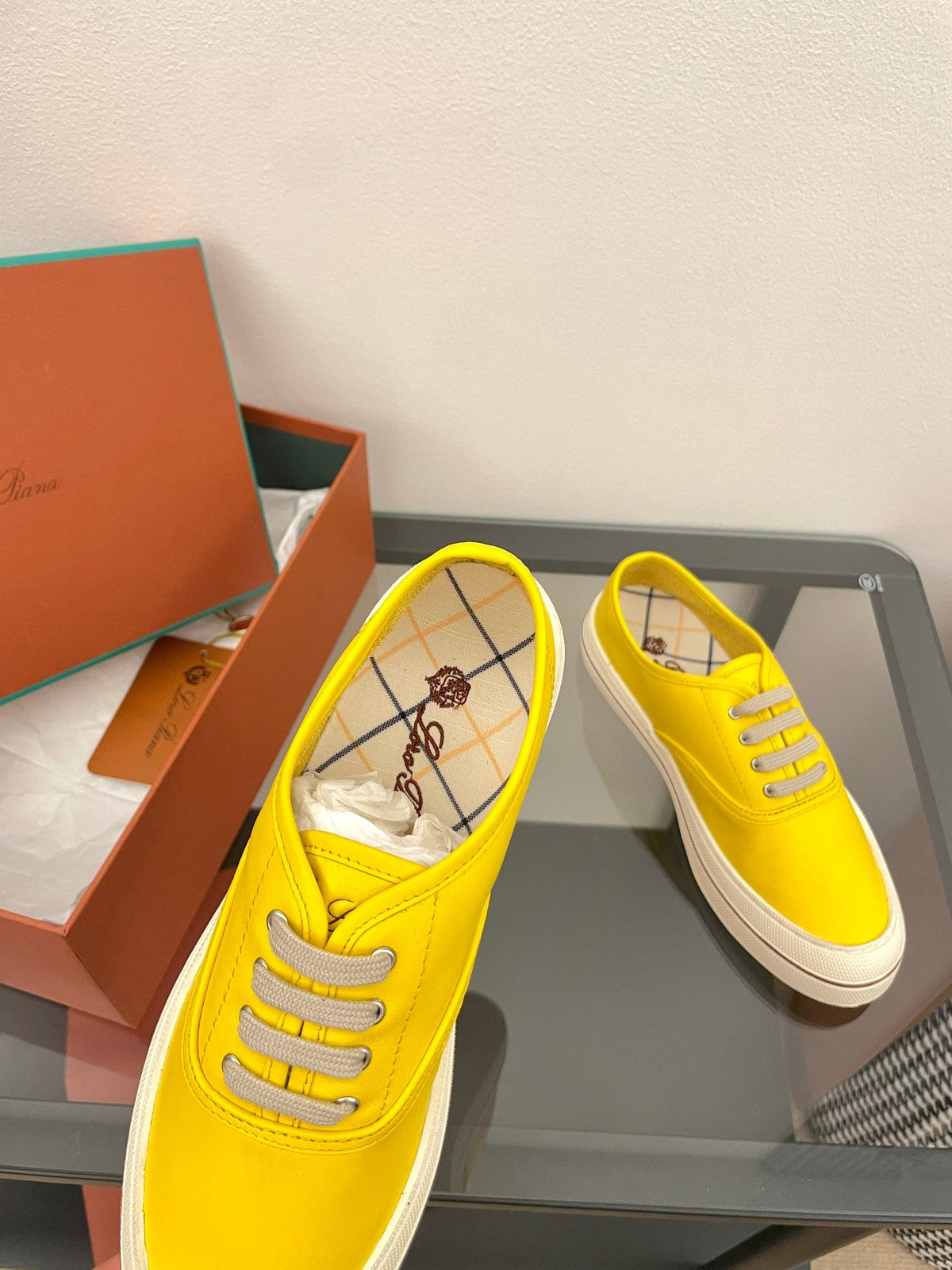 LP Nantucket Walk Sneaker Yellow Leather 723194