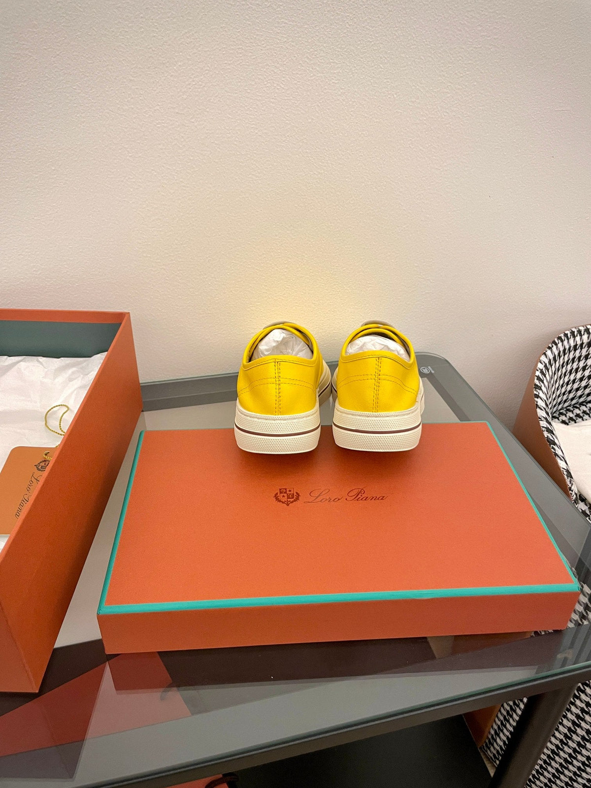 LP Nantucket Walk Sneaker Yellow Leather 723194