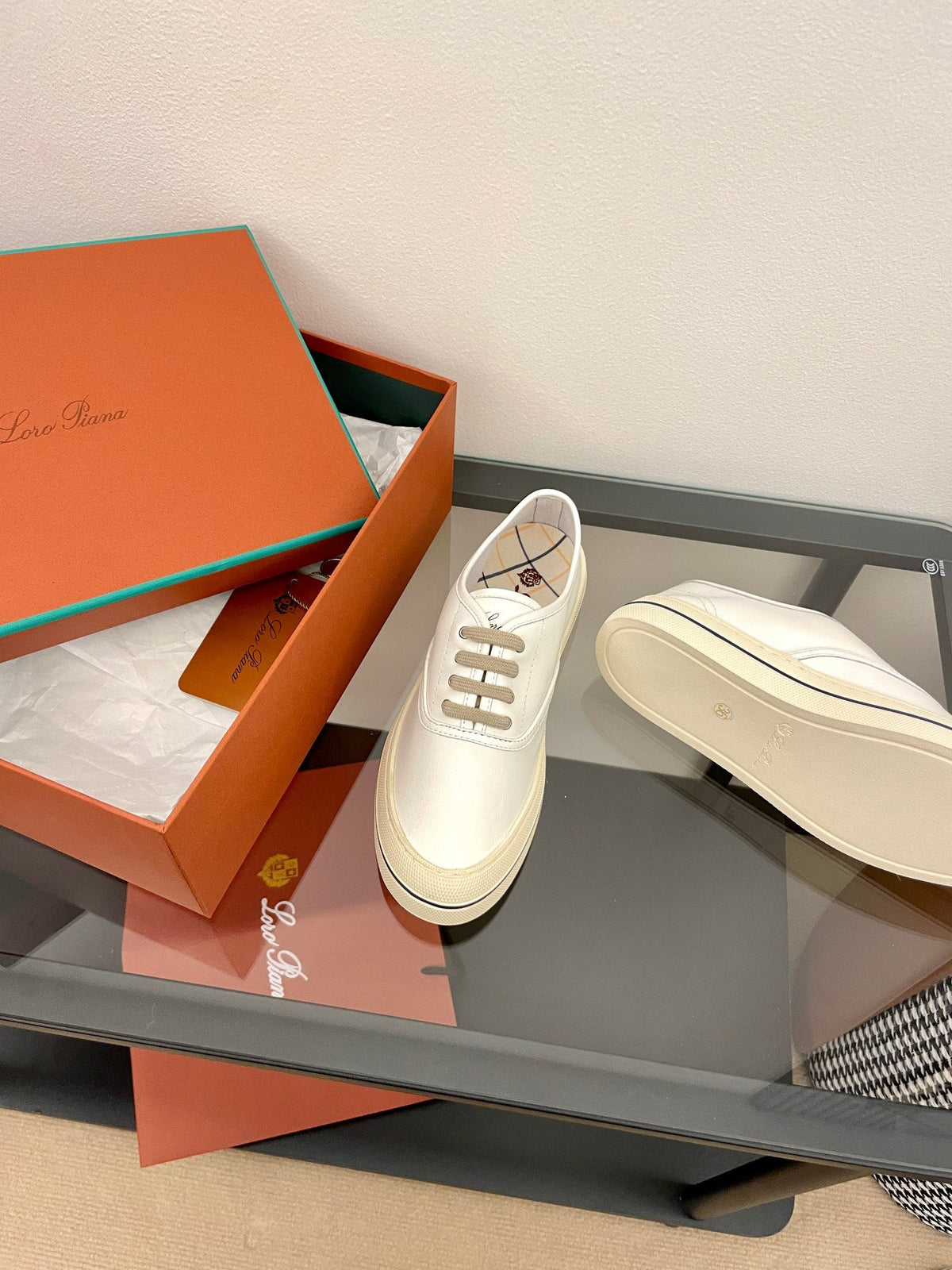 LP Nantucket Walk Sneaker Ivory Leather 723195