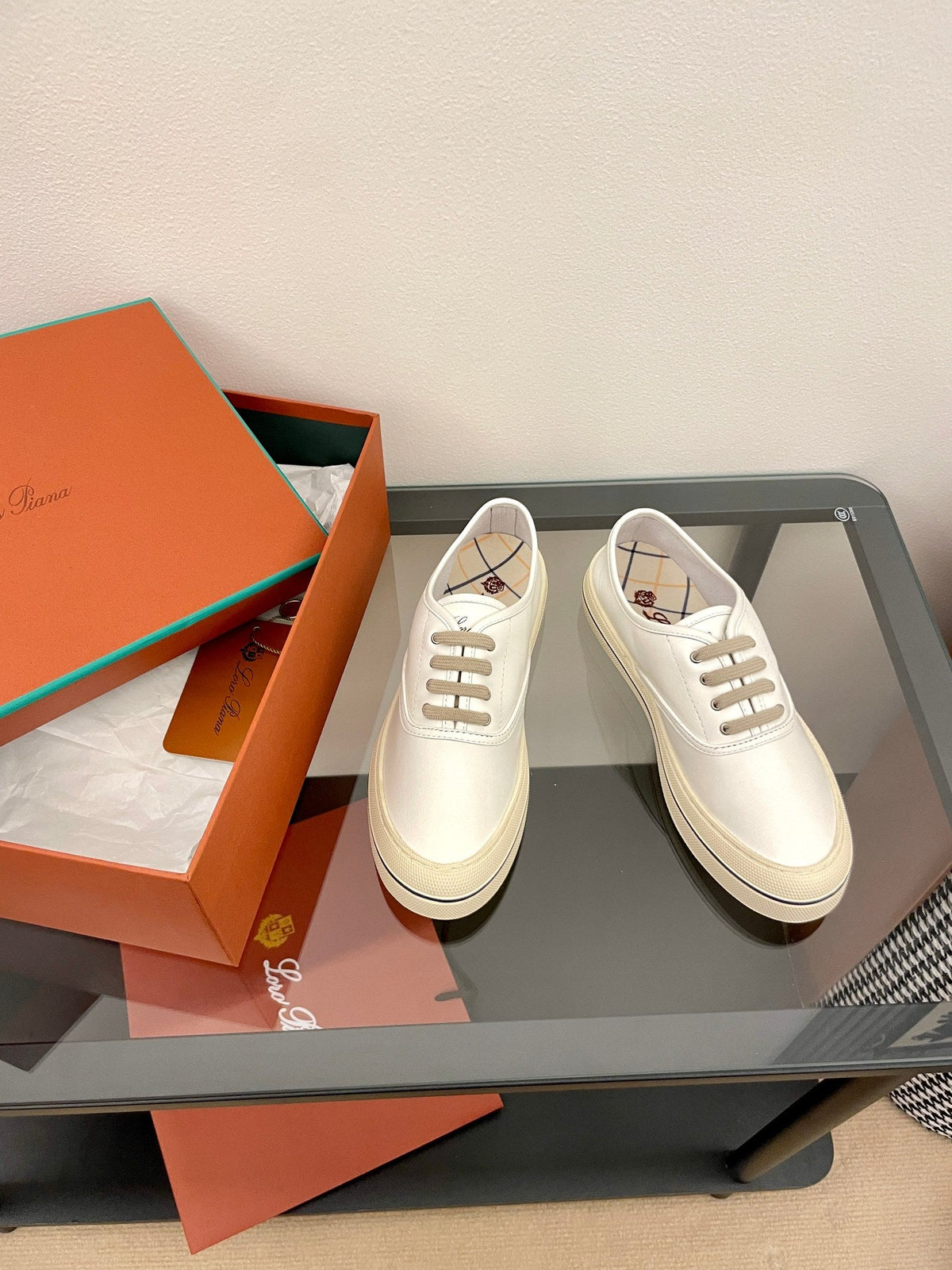 LP Nantucket Walk Sneaker Ivory Leather 723195