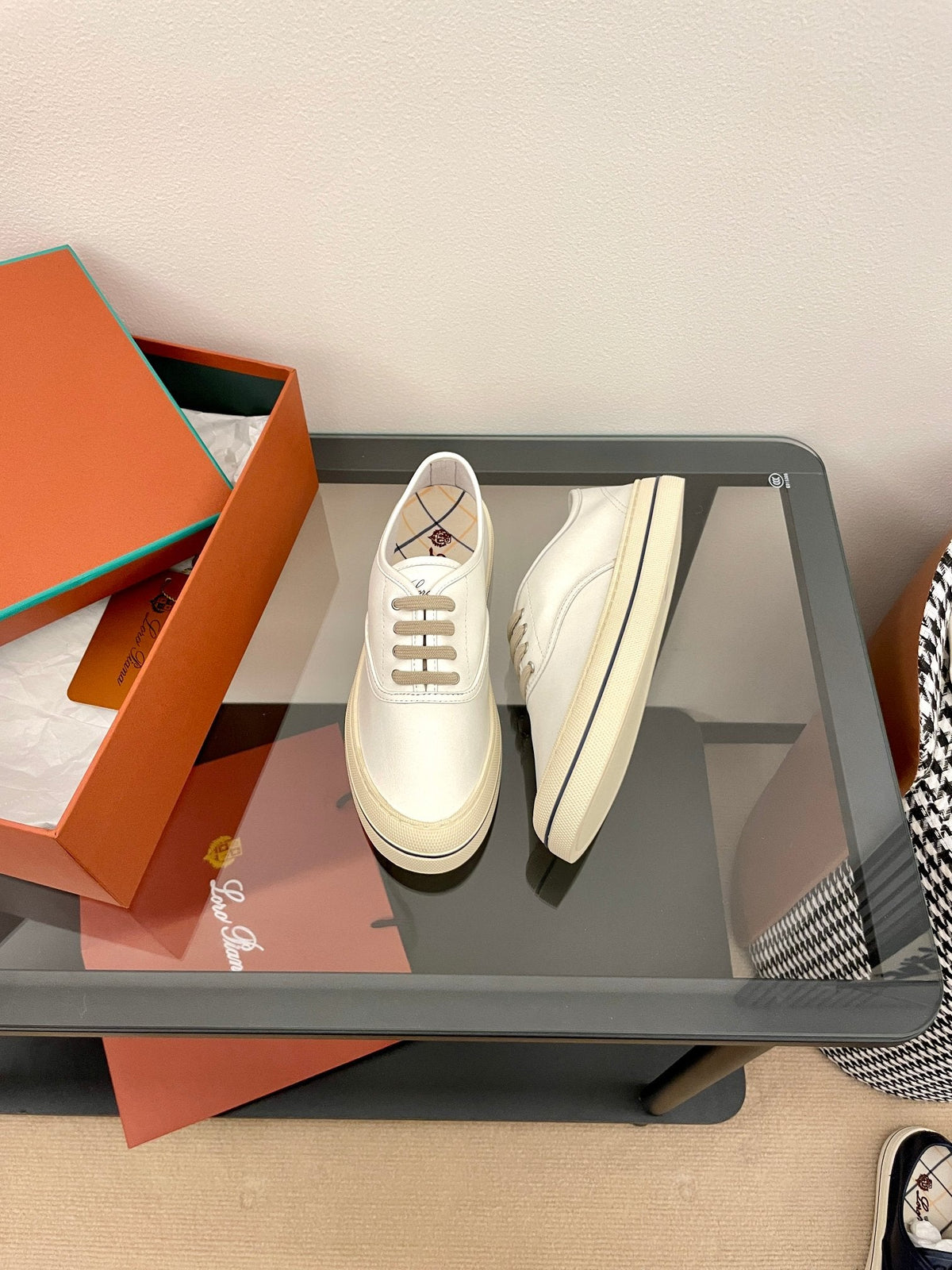 LP Nantucket Walk Sneaker Ivory Leather 723195