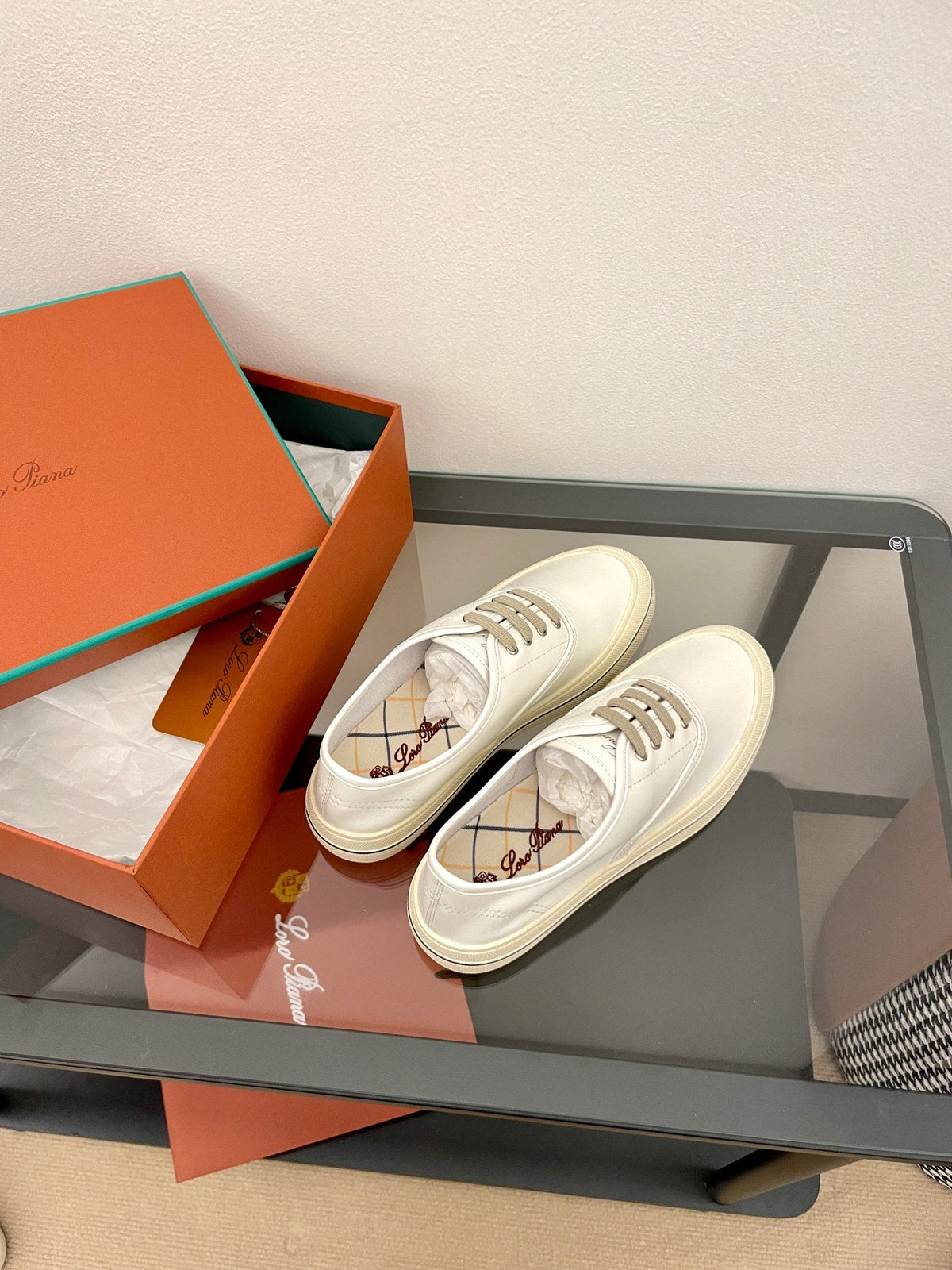LP Nantucket Walk Sneaker Ivory Leather 723195