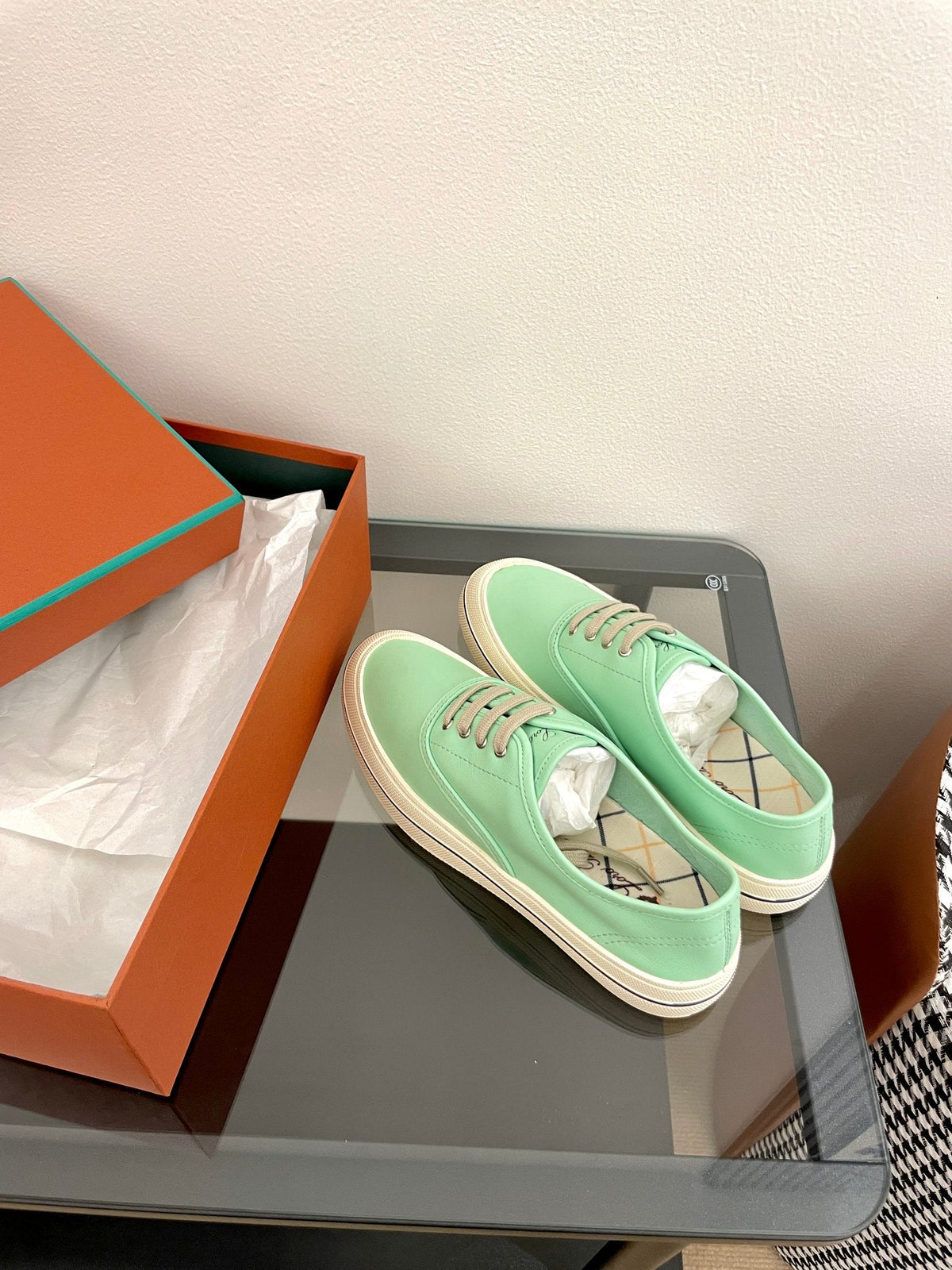 LP Nantucket Walk Sneaker Mint Green Leather 723196