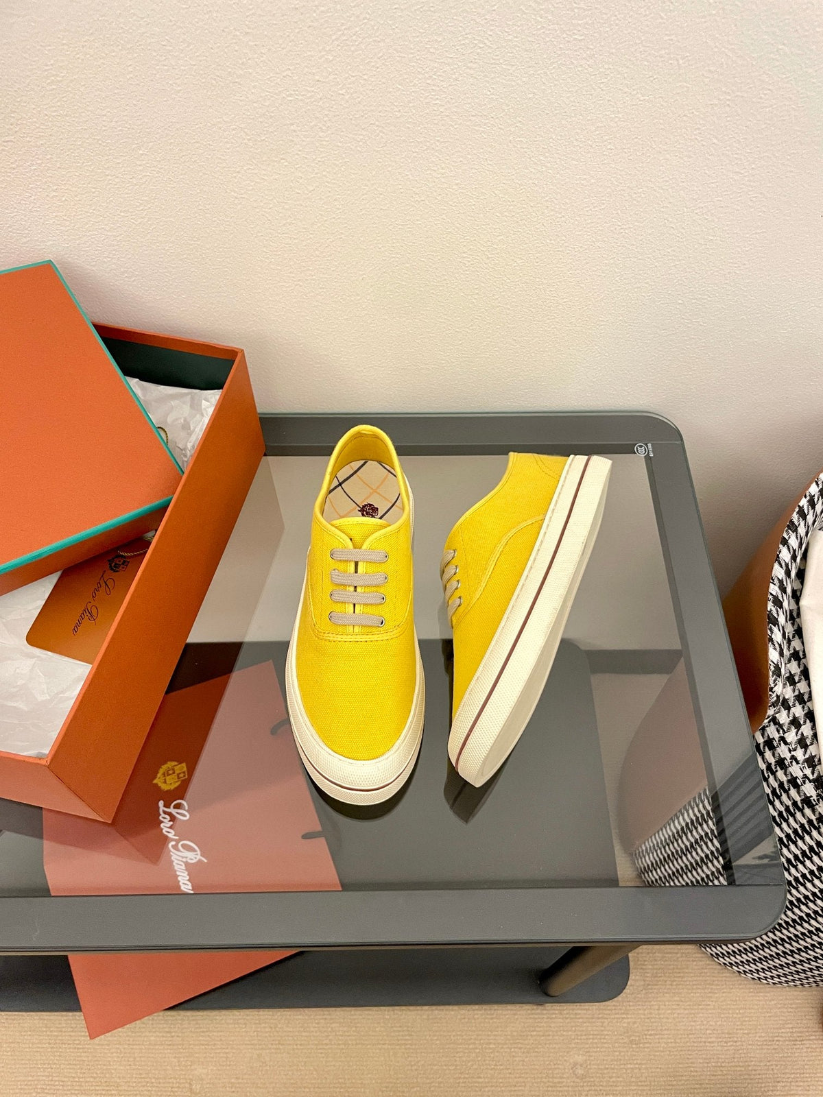 LP Nantucket Walk Sneaker Yellow Cotton 723197